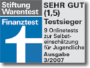 Stiftungwarentest Sehr Gut (1,5)