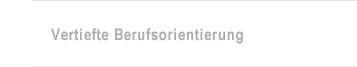 Vertiefte Berufsorientierung