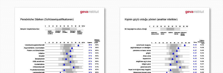 geva-test Auswertung Deutsch und Türkisch Auszug