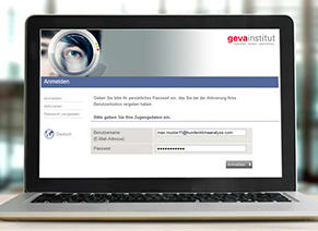 Download-System Mitarbeiterbefragung geva-institut