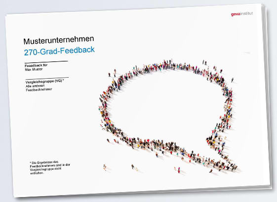 360-Grad-Feedback Antworten übersichtlich aufbereitet in den Ergebnisberichten des geva-instituts