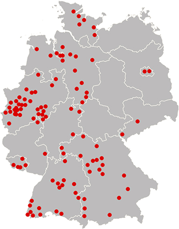 In ganz Deutschland setzen Sparkassen den geva-test zur Bewerberauswahl ein