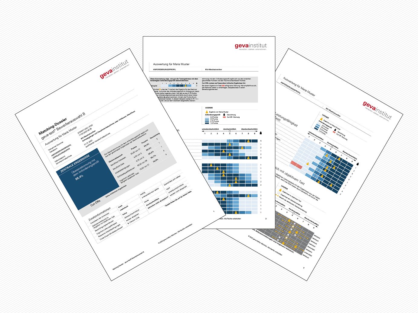 geva Online Assessment Matching Dossier